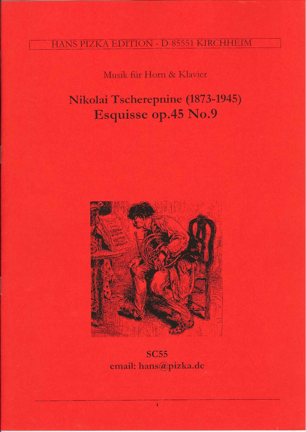 Tcherepnin,N., Esquisse op. 45/9 (Pizka)