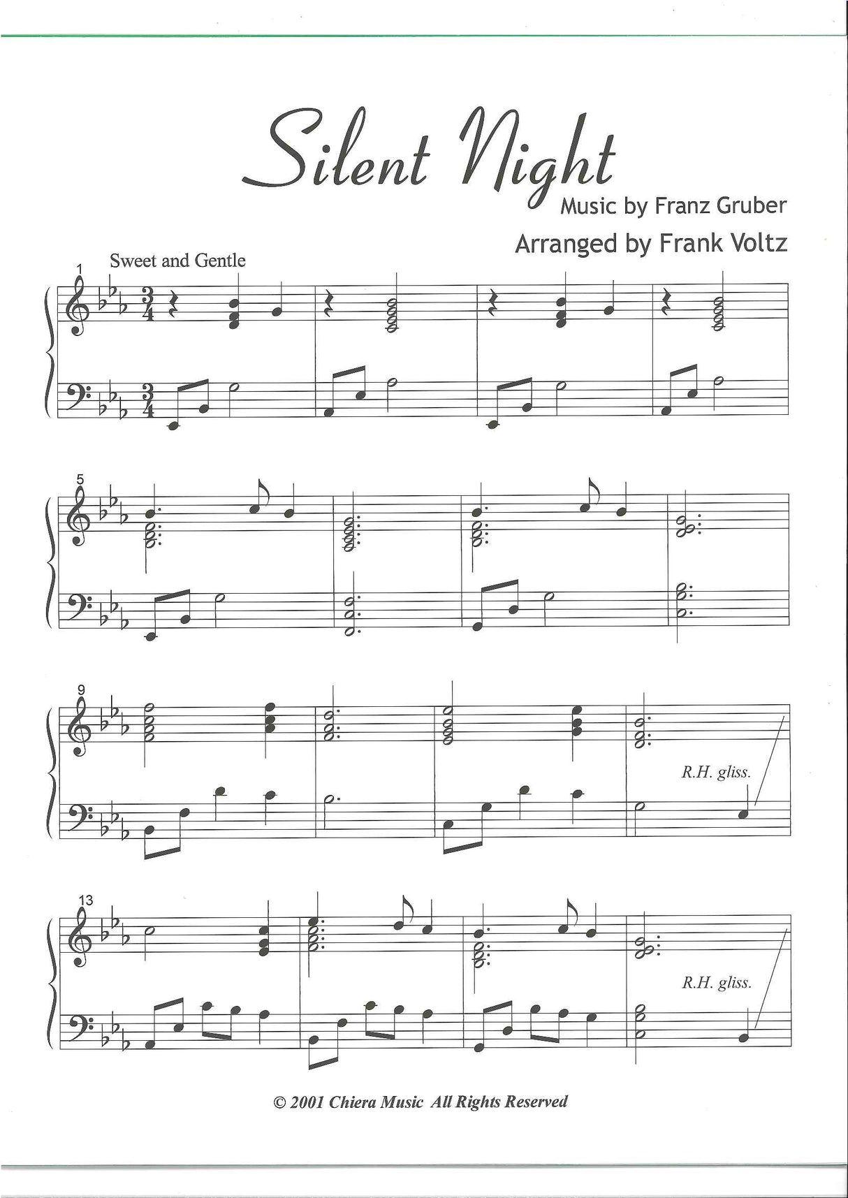 Gruber Silent Night (Chiera Music)
