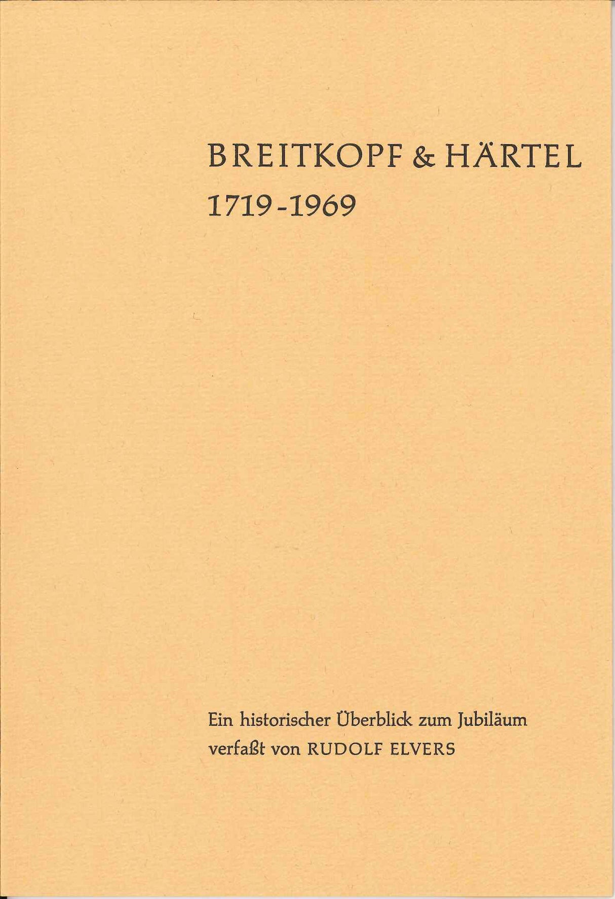 Elvers, Breitkopf und Hartel 1719-1969 (Breitkopf)