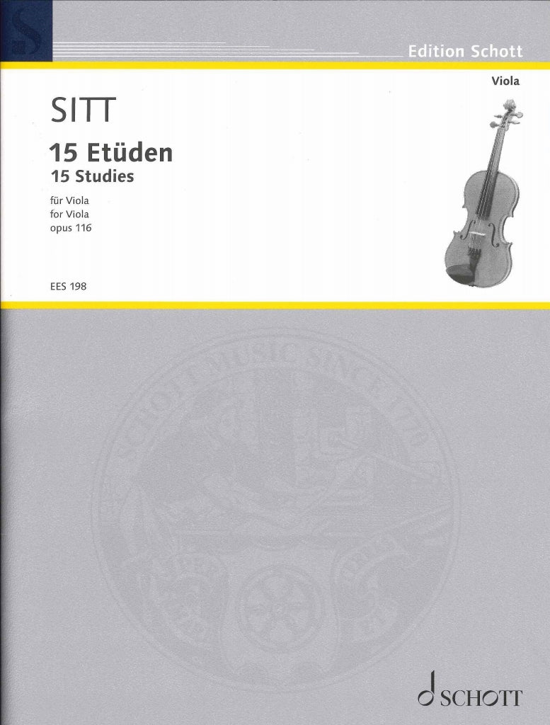 Sitt, 15 Etuden op. 116 (Eulenburg)