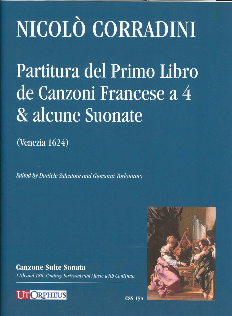 Corradini, Partitura del Primo Libro (Ut Orpheus)