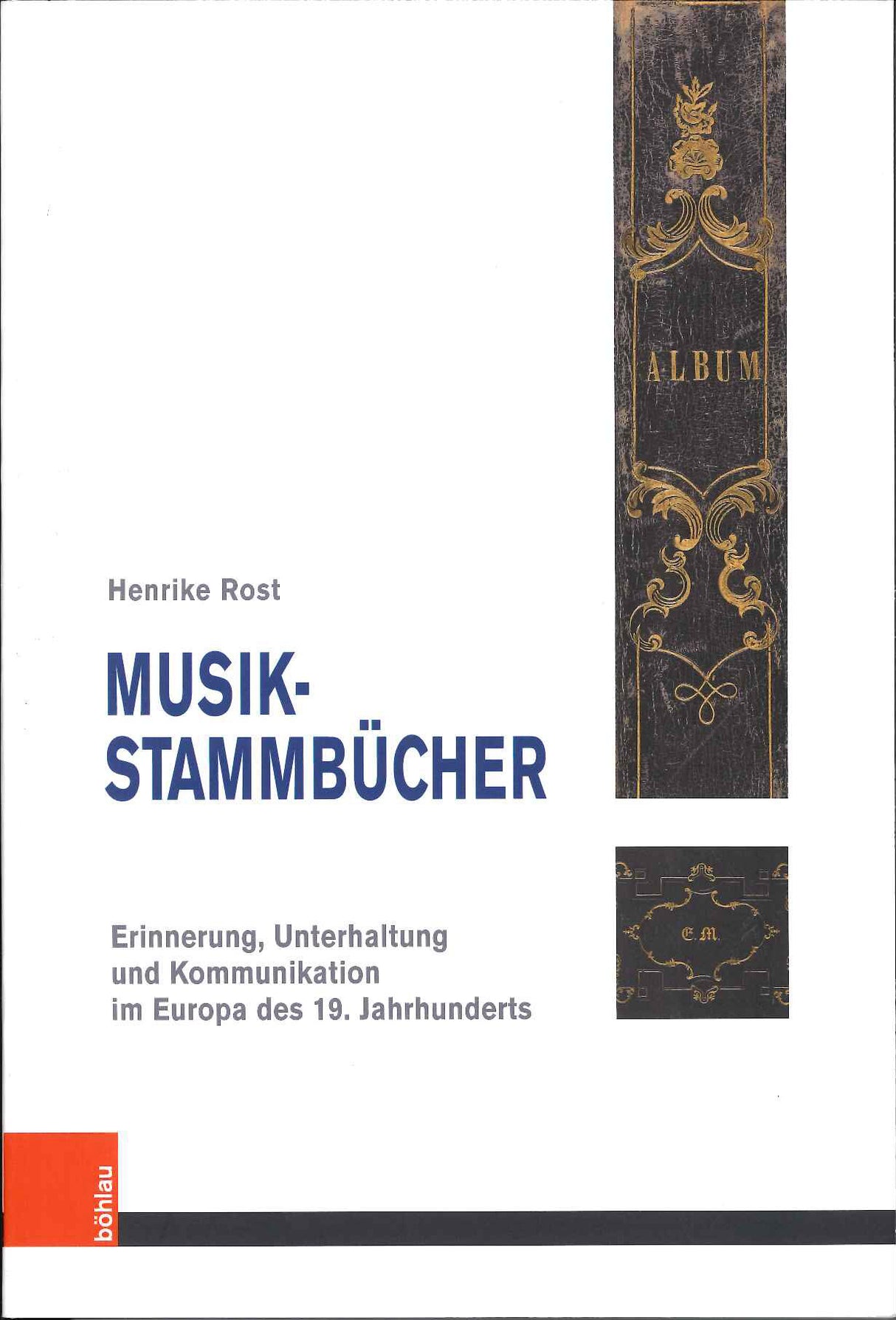 Rost, Musik-Stammbucher: Erinnerung (Bohlau)