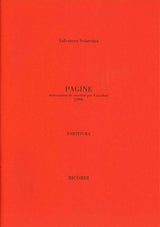 Sciarrino, Pagine (SATBr) (Ricordi)