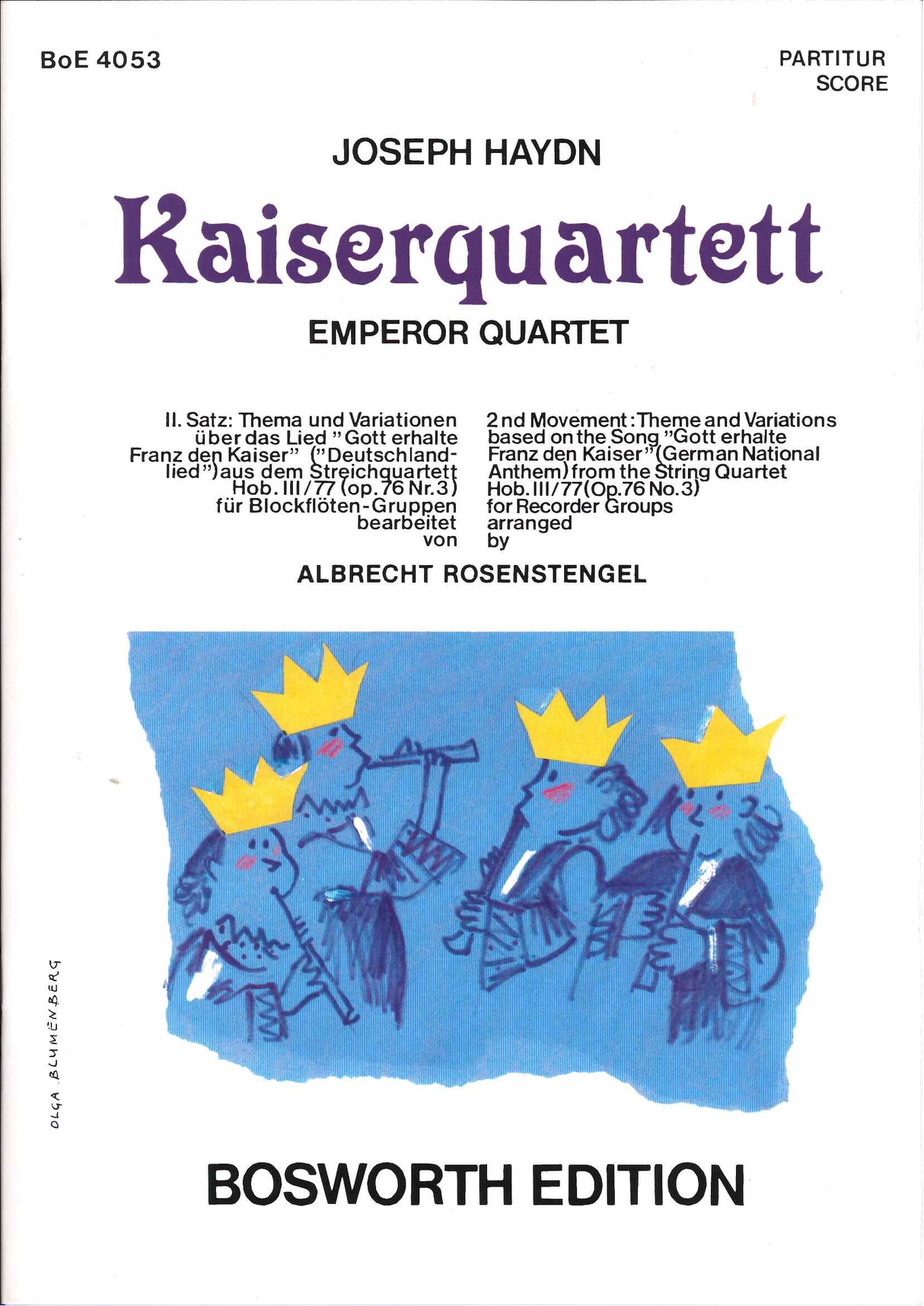 Haydn, Kaiserquartett (SATB) (Bosworth)