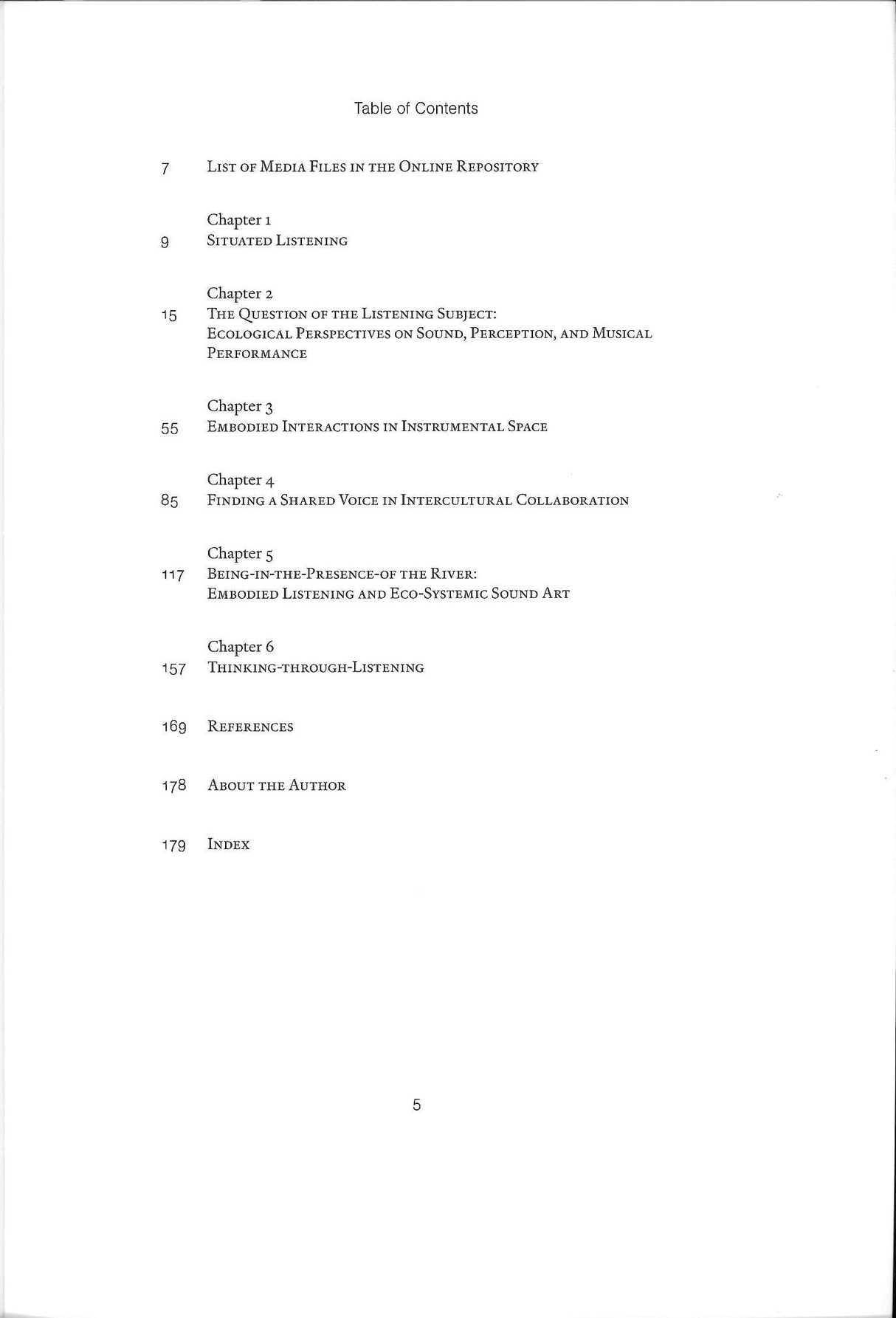 Ostersjo, Listening to the Other (Leuven University Press)