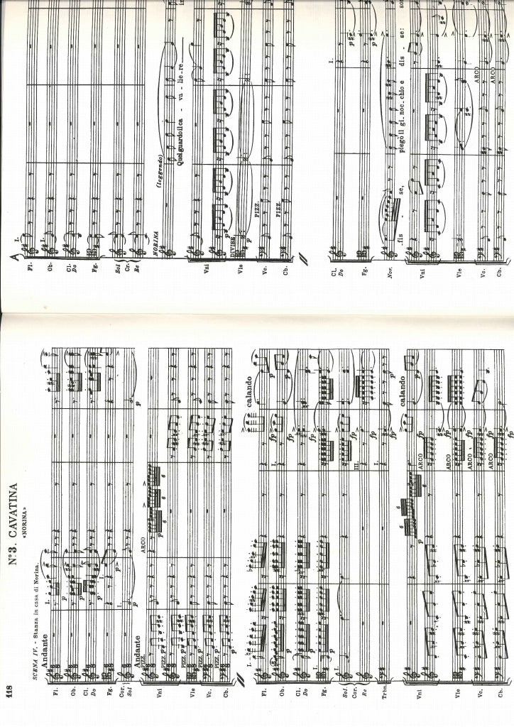 Donizetti, Quel guardo il... Score (Luck's Music)