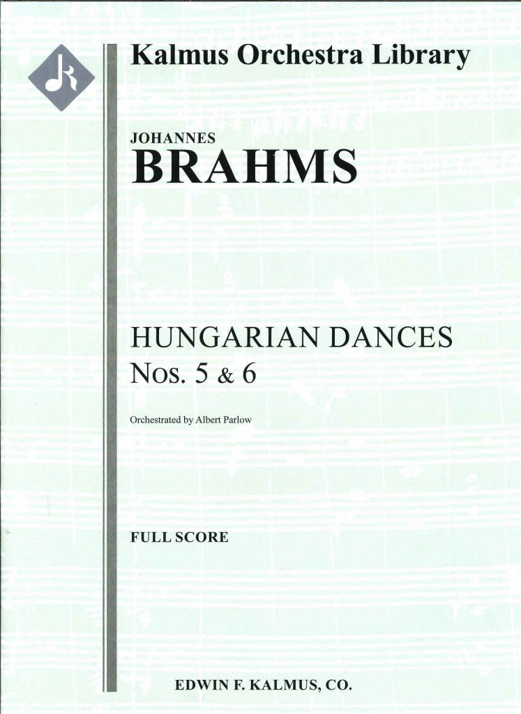Brahms, Hungarian Dances 5, 5 Full Score (E.F.Kalmus)