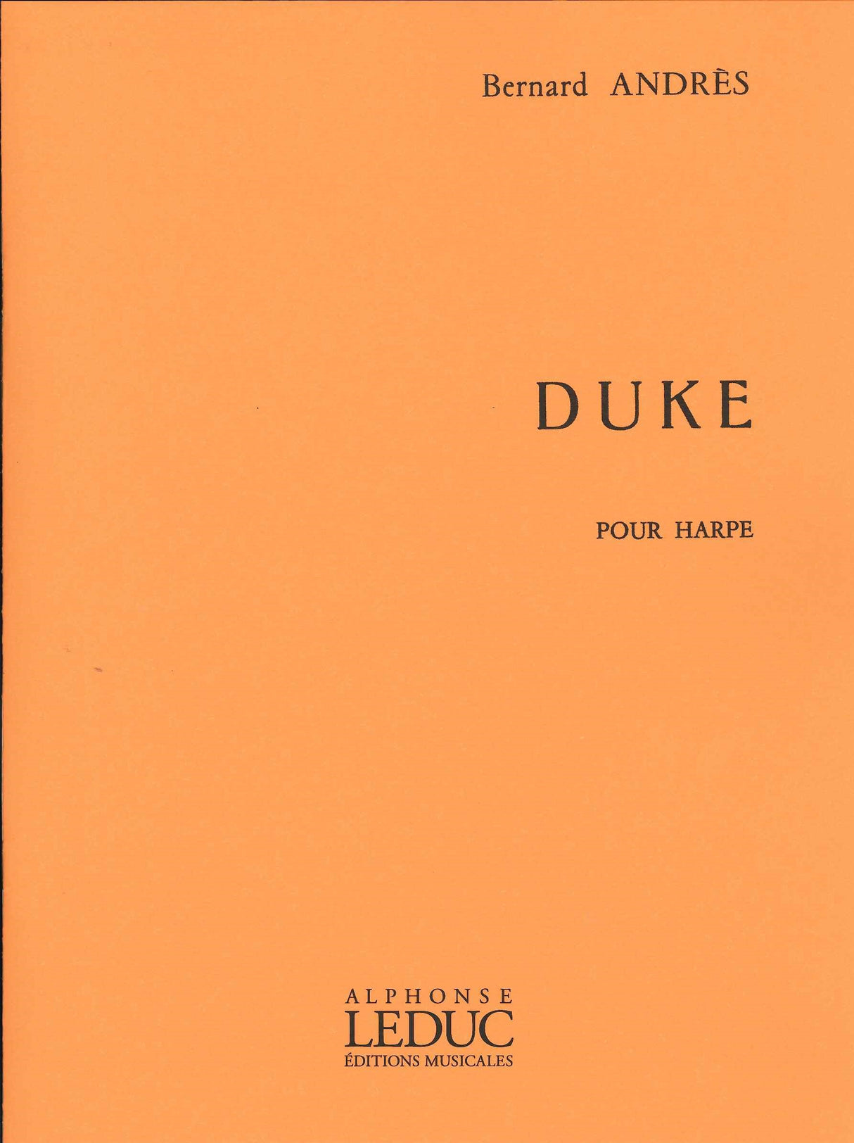 Andres, Duke (Hortensia/Hamelle)