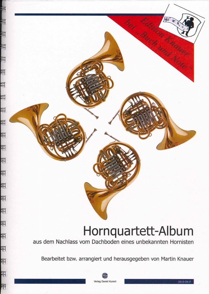 Hornquartett-Album: Score,Parts Set (Daniel Kunert)