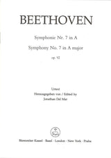 Beethoven, Symphony No. 7 解説日本語訳付 (Barenreiter)