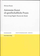 Roner, Autonome Kunst als gesellschaftli (Franz Steiner)