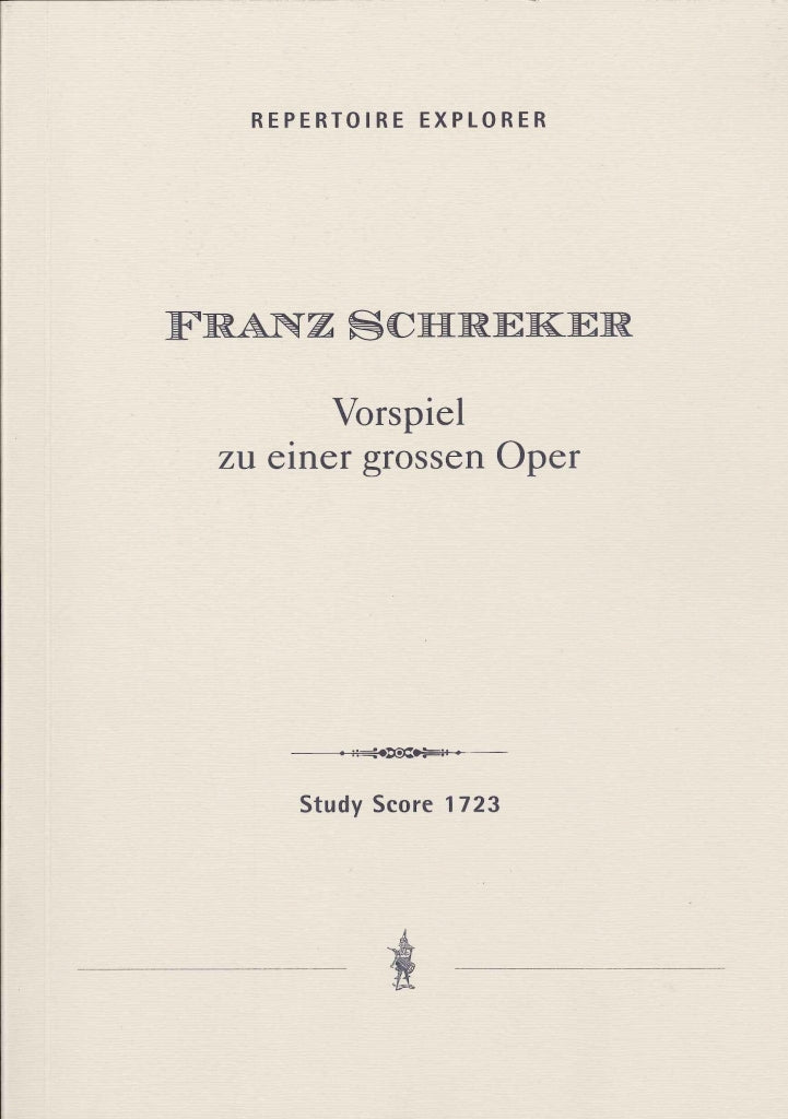 Schreker, Vorspiel zu einer grossen Oper (Hoflich)