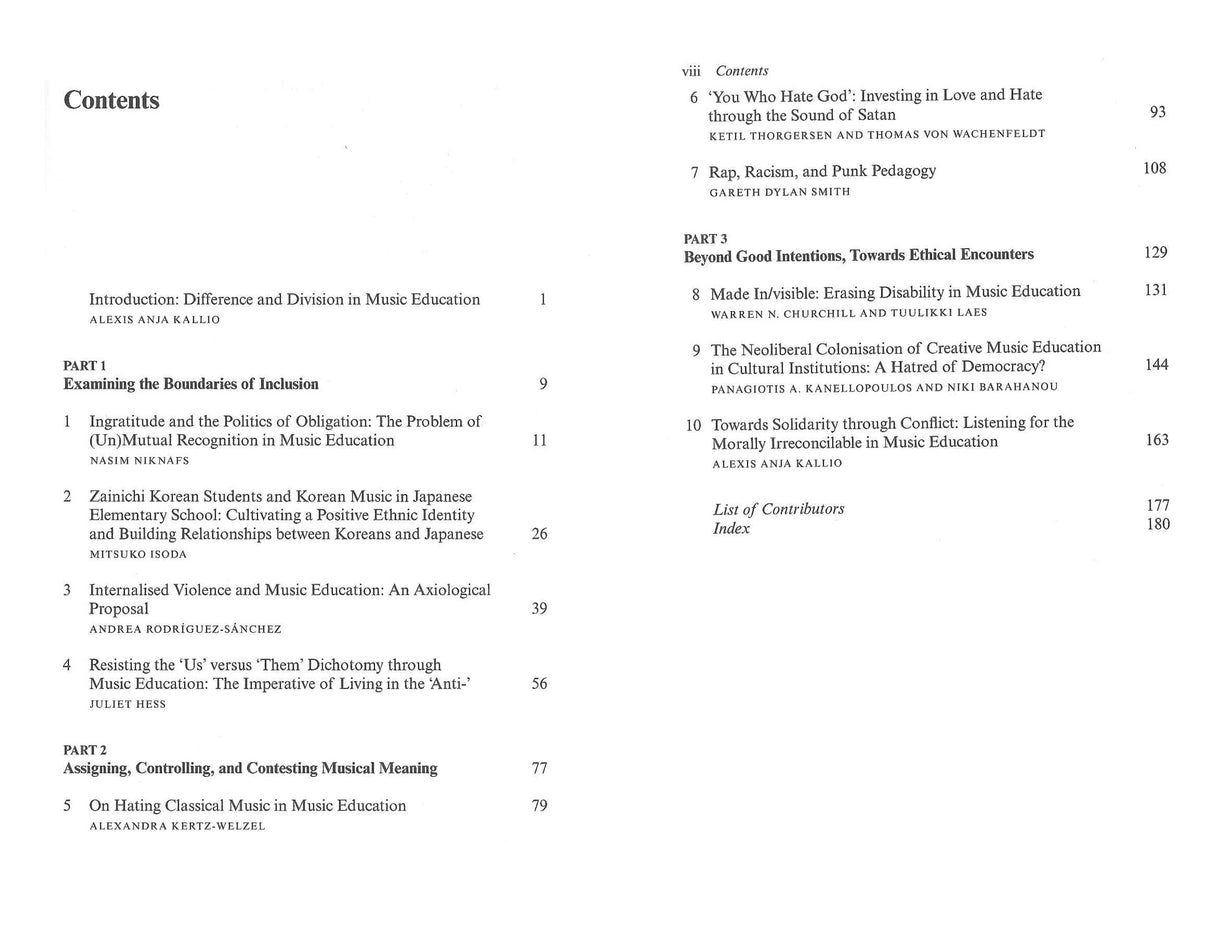 Kallio, Difference and Division in (pap) (Routledge)
