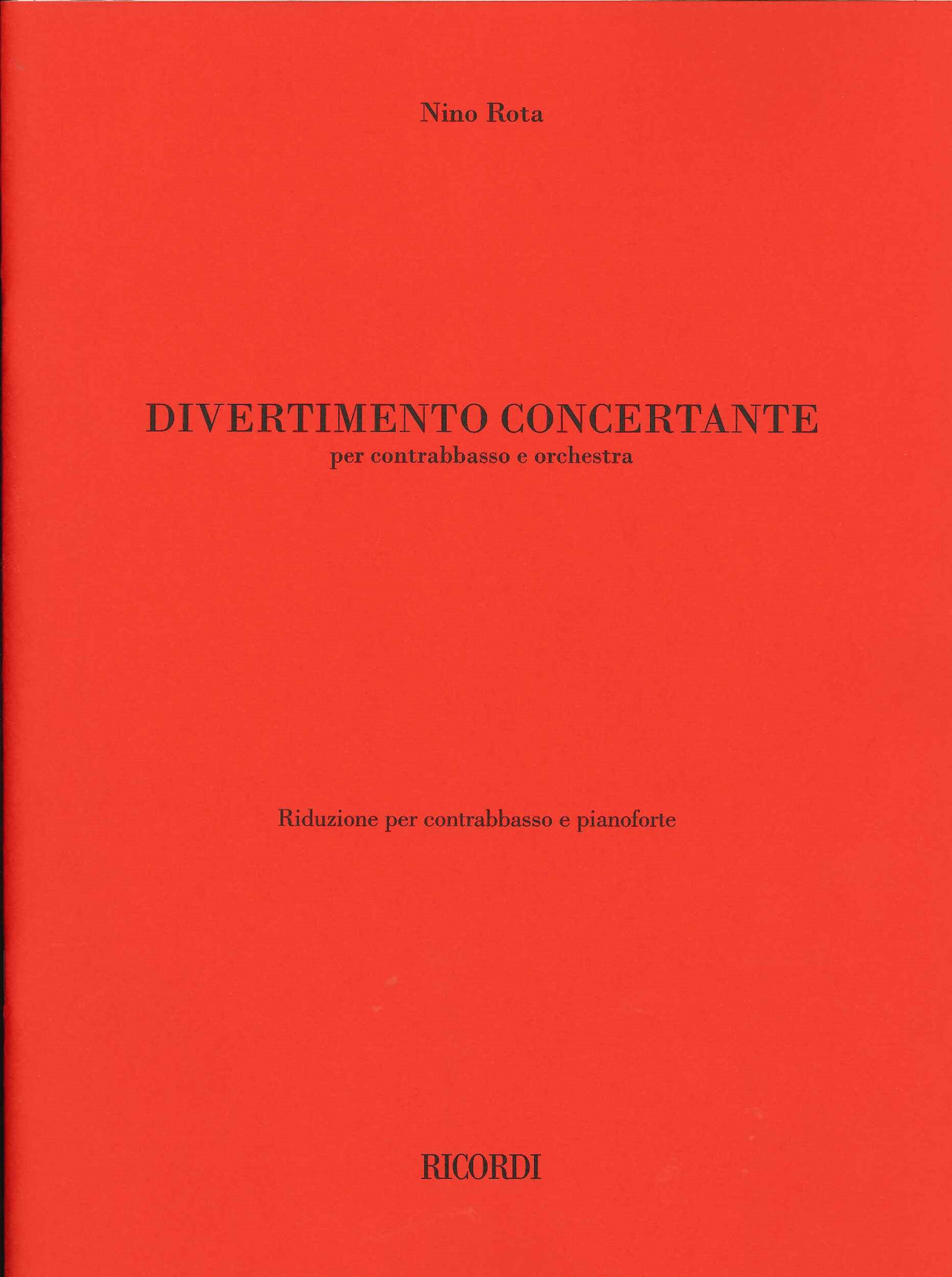 Rota, Divertimento concertante (Ricordi)