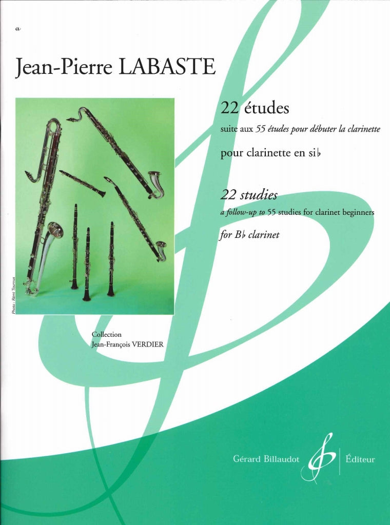 Labaste, 22 Etudes, suite aux 55 etudes (Billaudot)
