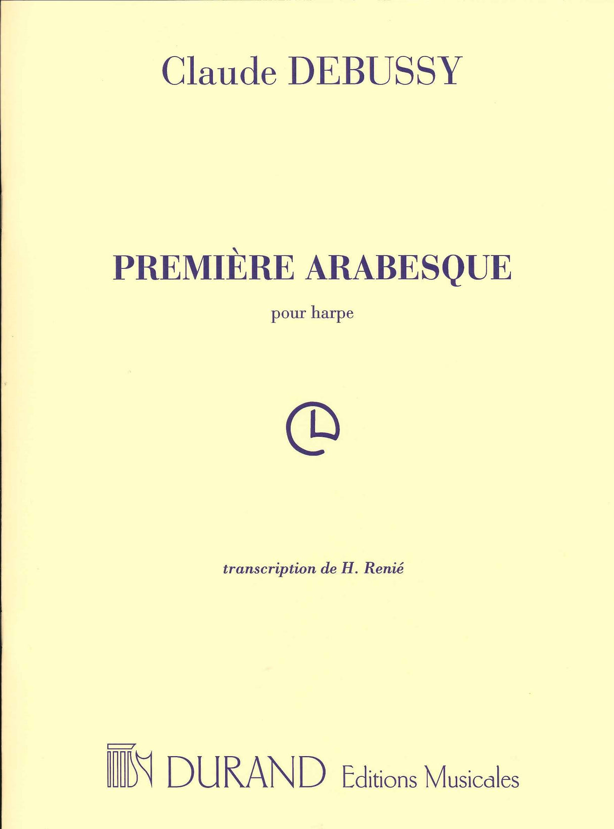 Debussy, Arabesque No. 1 (Renie) (Durand)