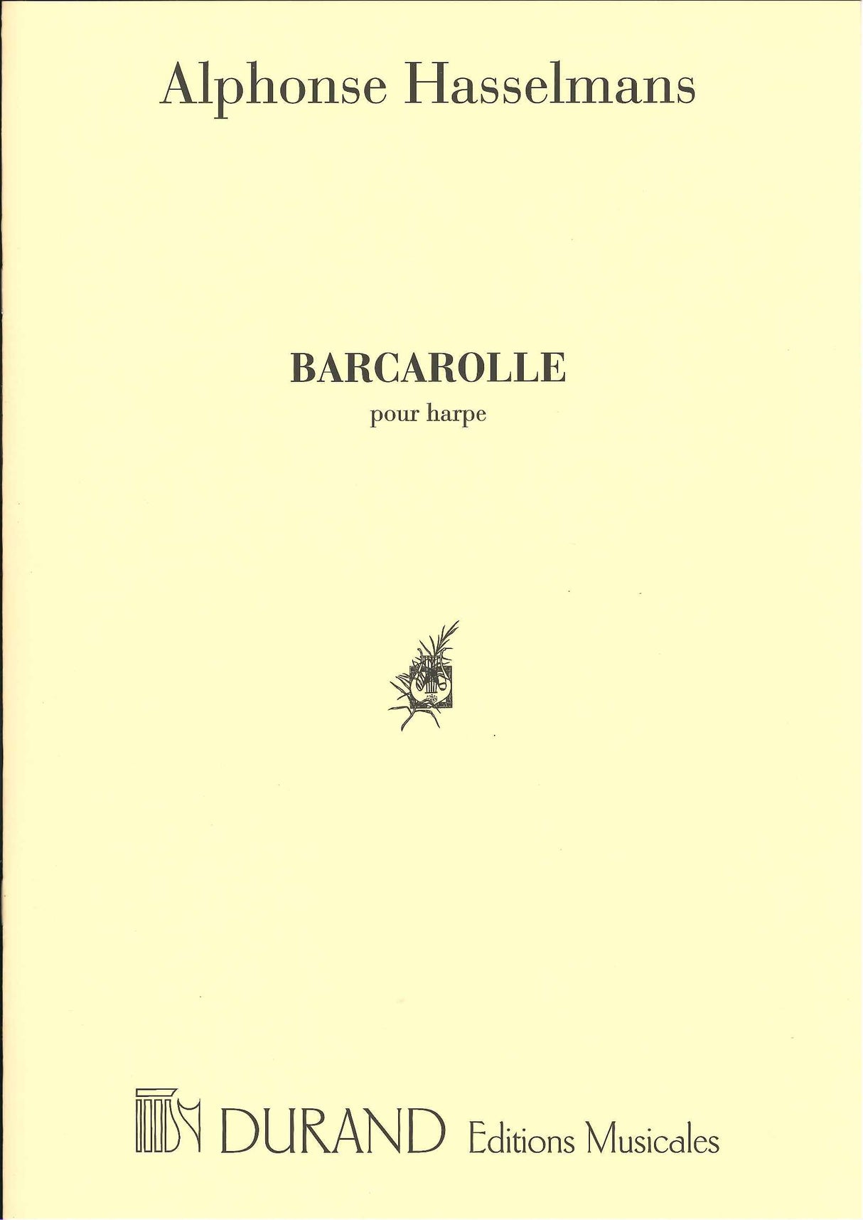 Hasselmans, Barcarolle (Durand)