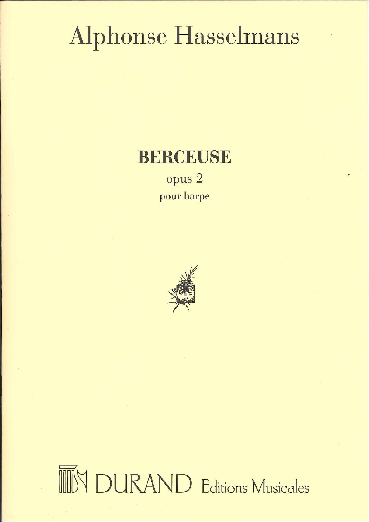 Hasselmans, Berceuse op. 2 (Durand)