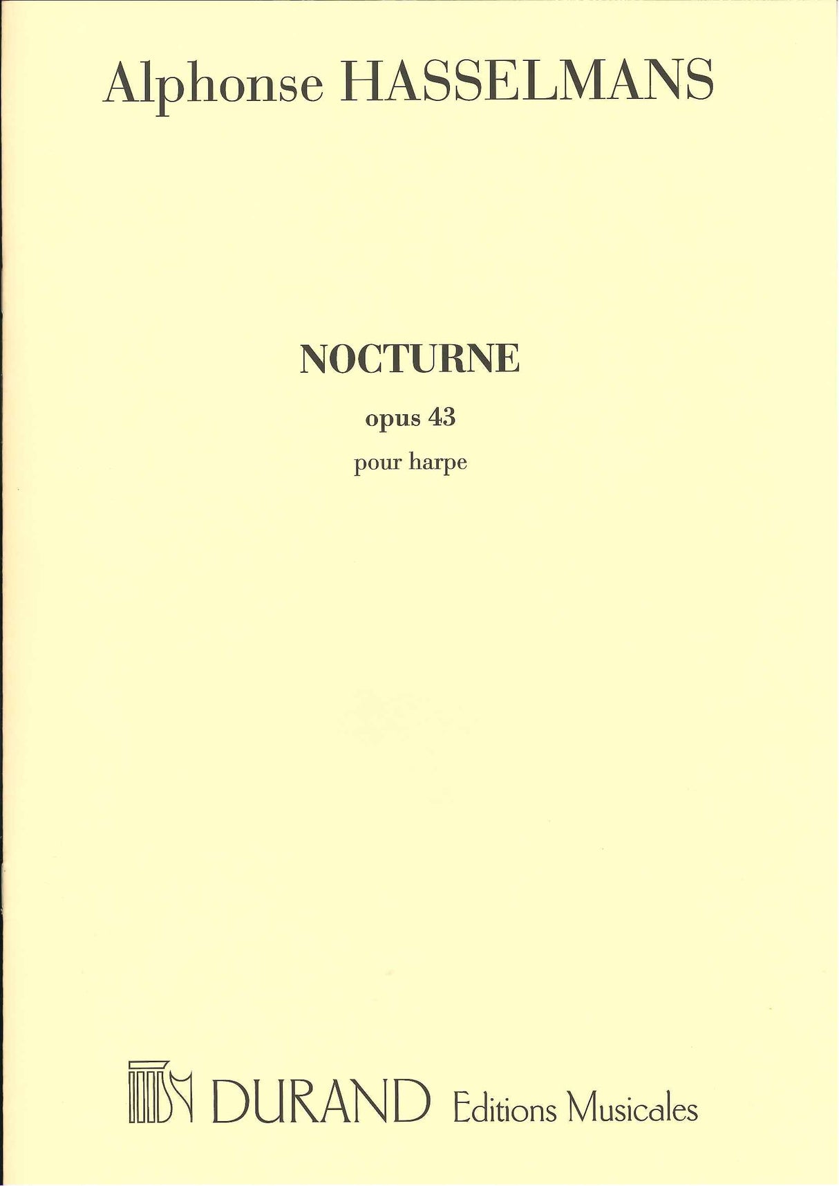 Hasselmans, Nocturne op. 43 (Durand)