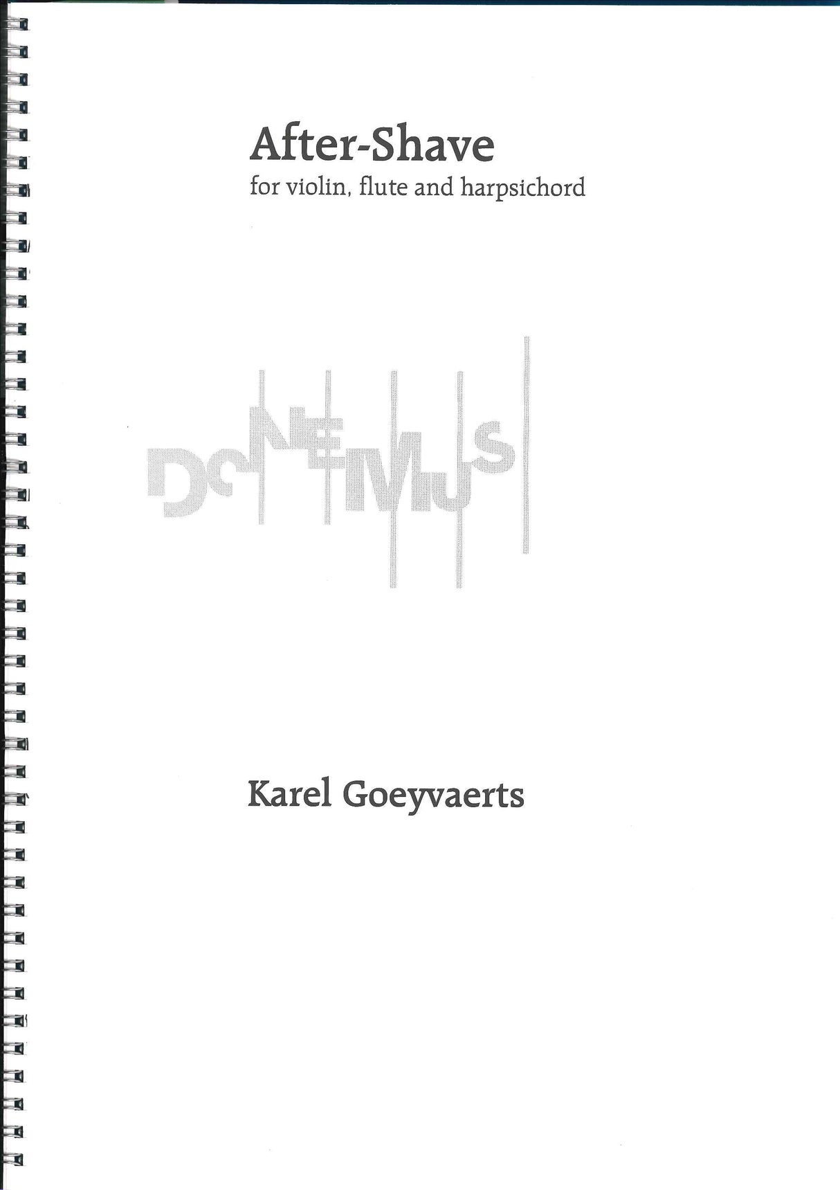 Goeyvaerts, After-Shave (Donemus)