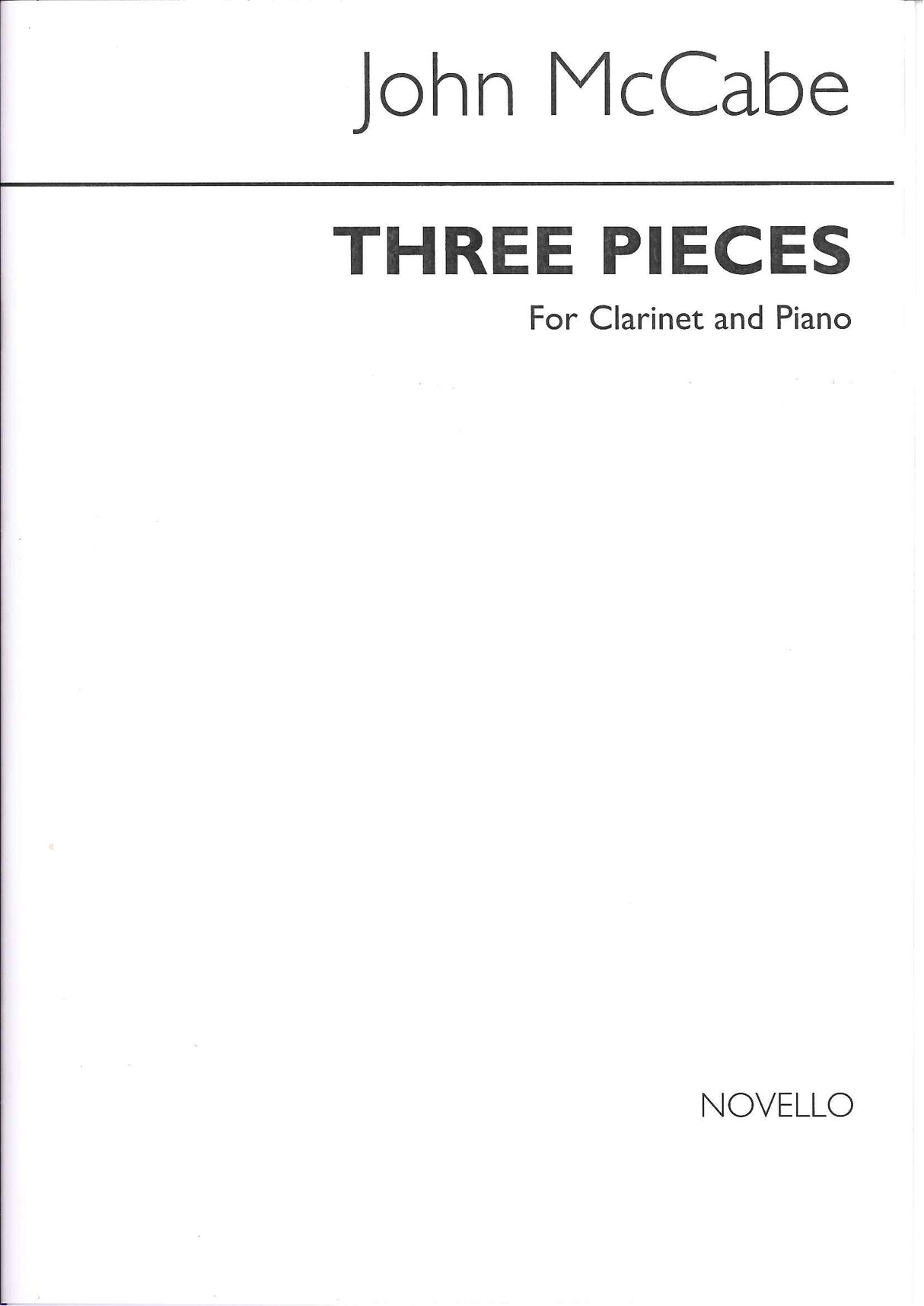 McCabe, 3 Pieces op. 26 (1964) (Novello)