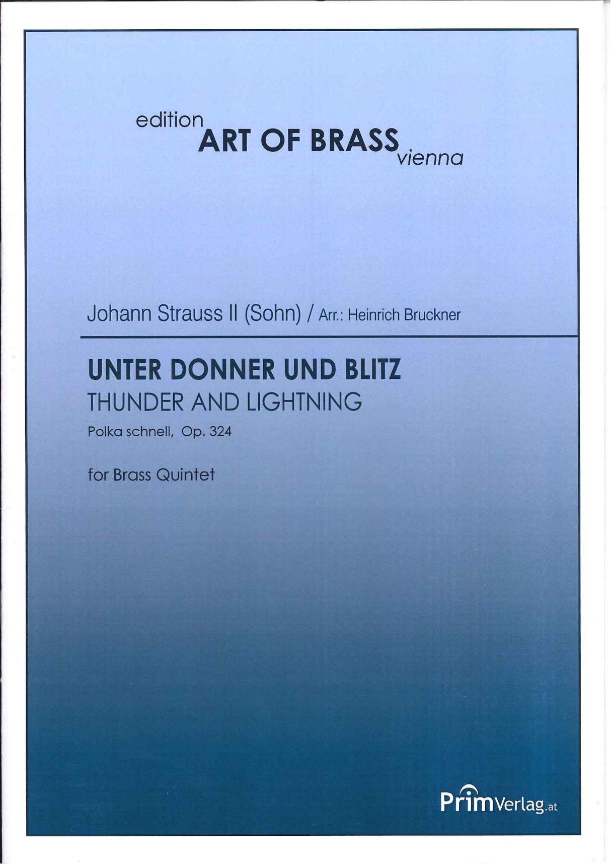Strauss,J., Unter Donner und Blitz (Prim Verlag)