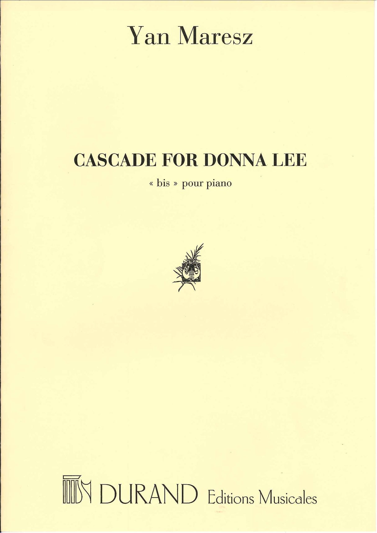 Maresz, Cascade for Donna Lee (Durand)