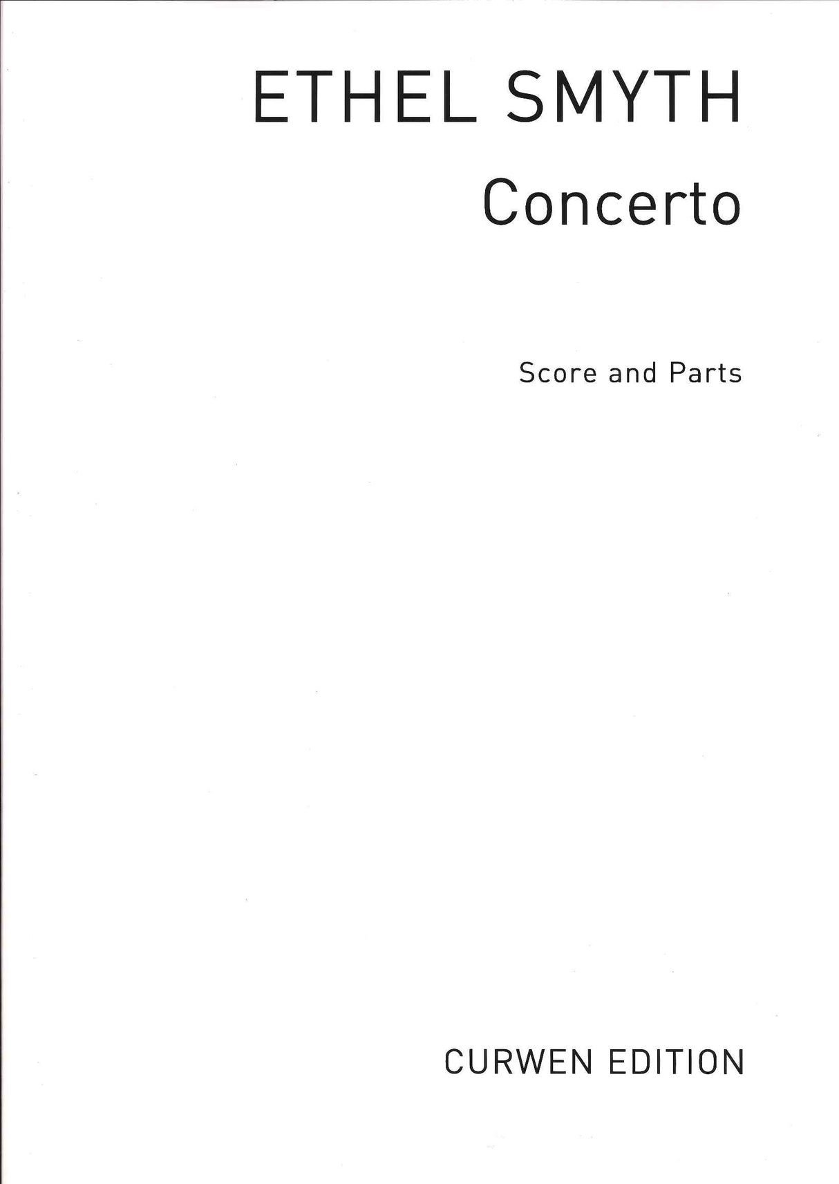 Smyth, Concerto for Violin & Horn (red.) (Curwen)