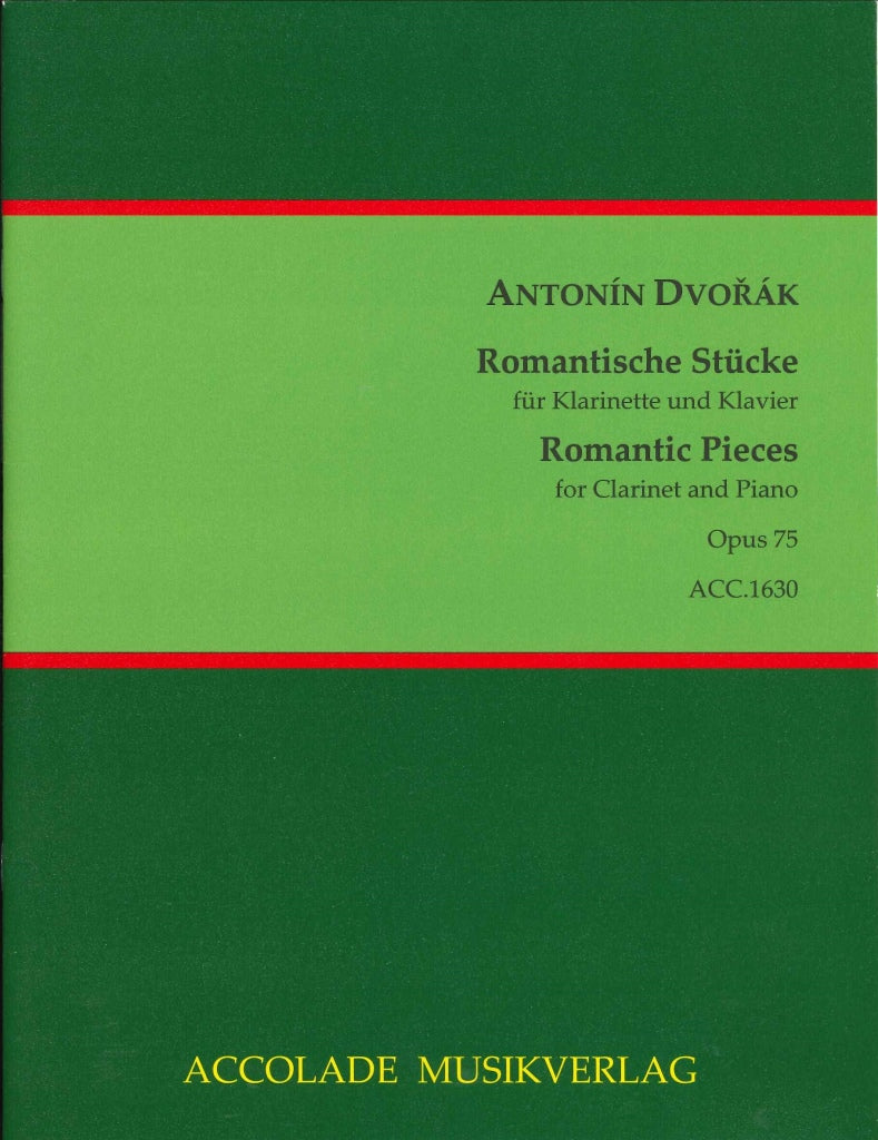 Dvorak, Romantic Pieces op. 75 (Cl,Pf) (Accolade)