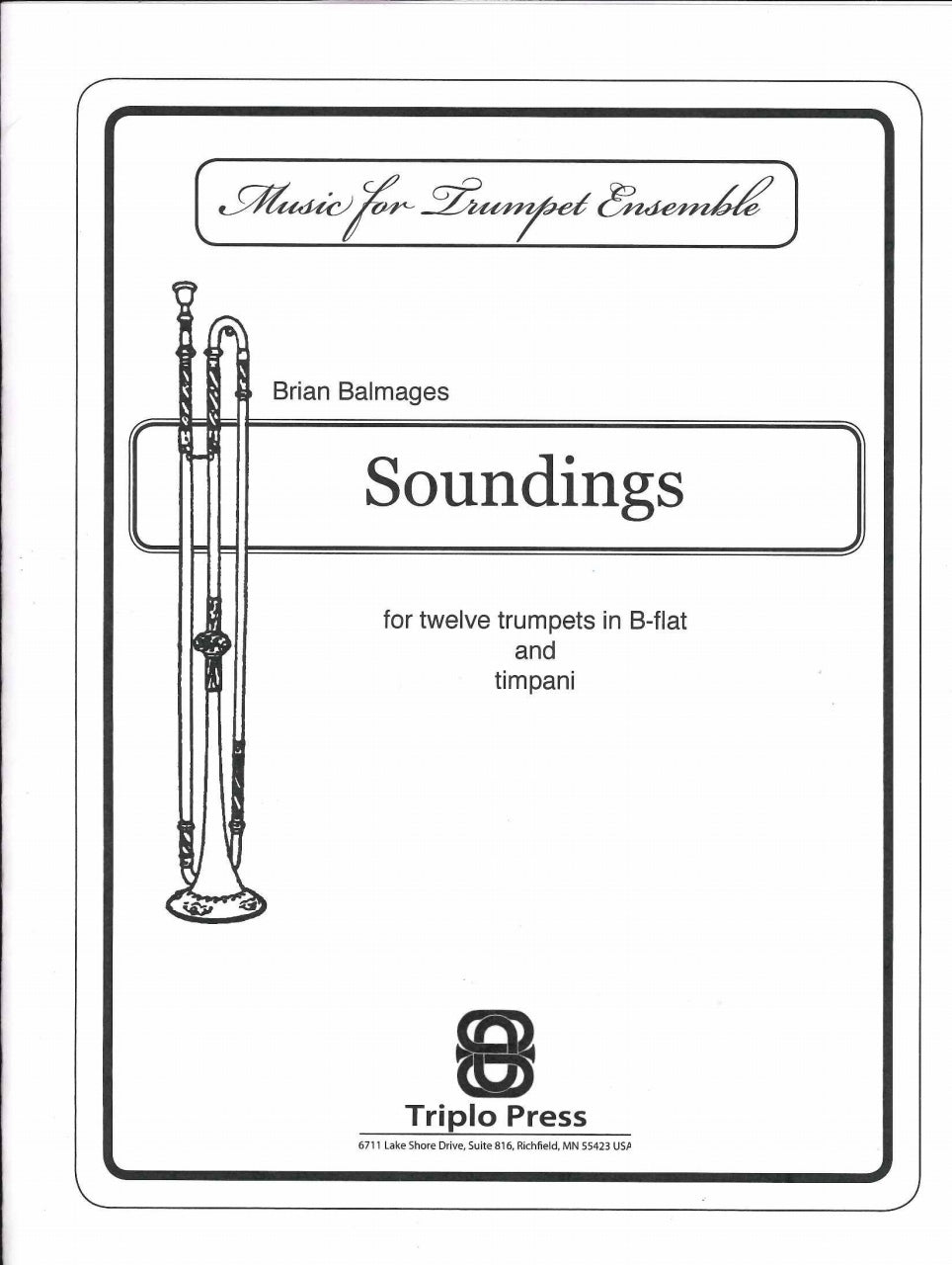 Balmages, Soundings for 12Trp and Timp (Triplo Press)