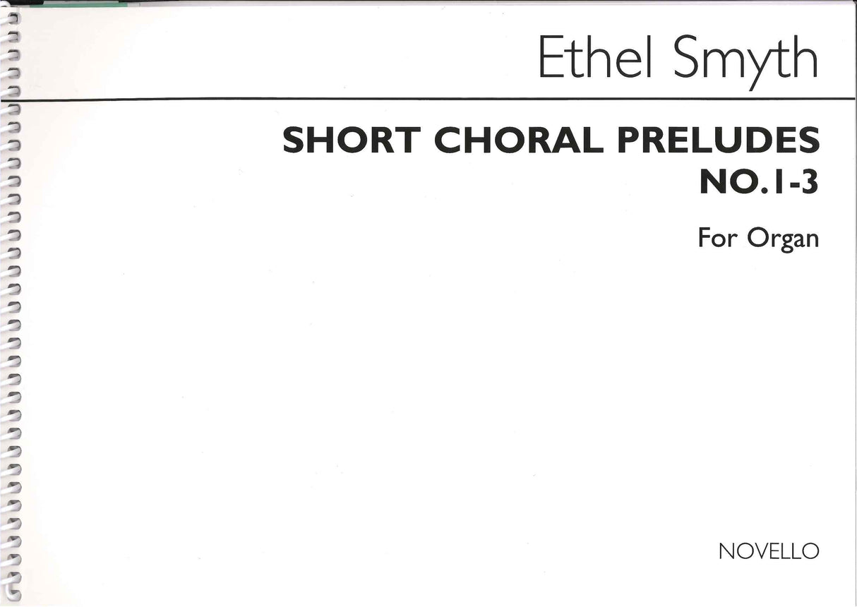 Smyth, Short Choral Preludes No. 1-3 (Novello)