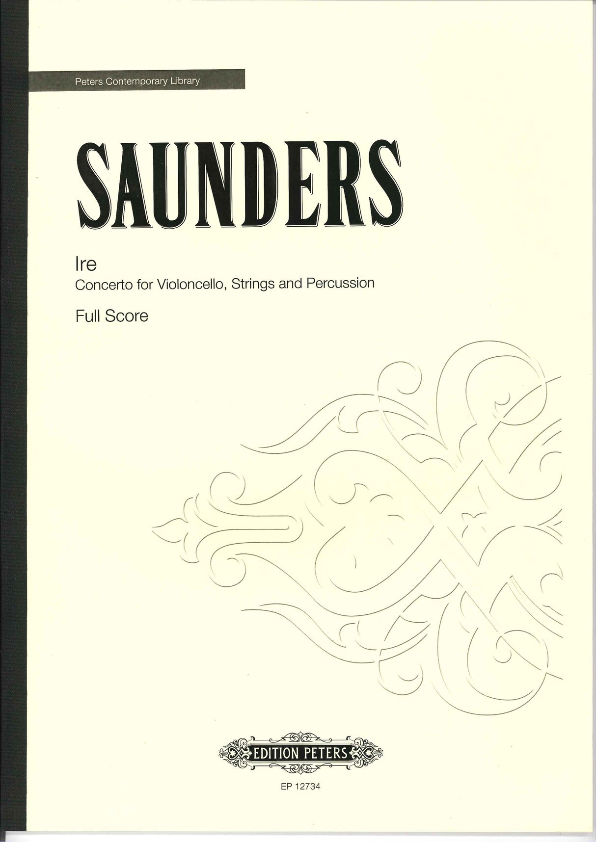 Saunders, Ire: Concerto for Violoncello (Peters)