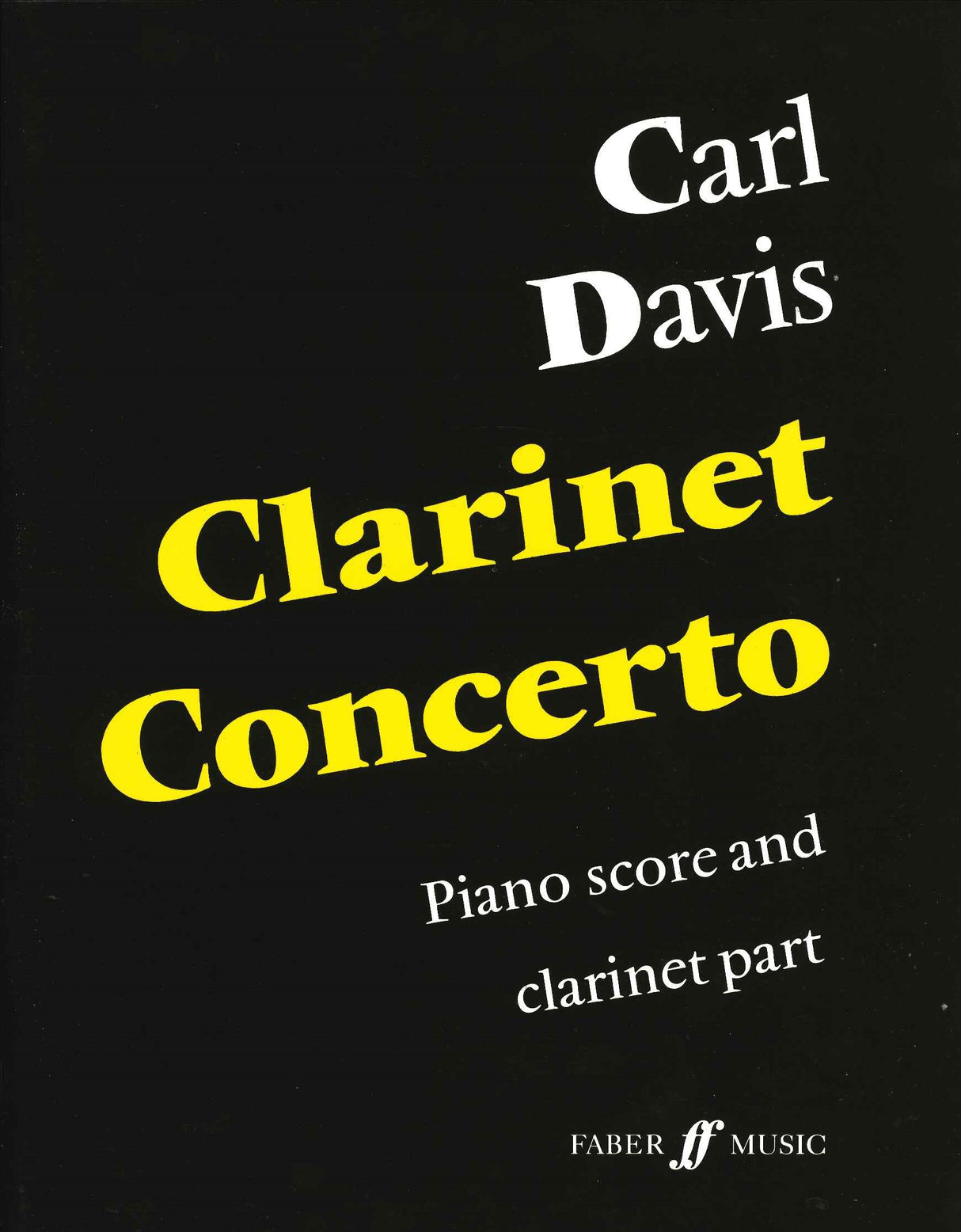 Davis,C., Concerto (Cl in A,Pf) (Faber Music)