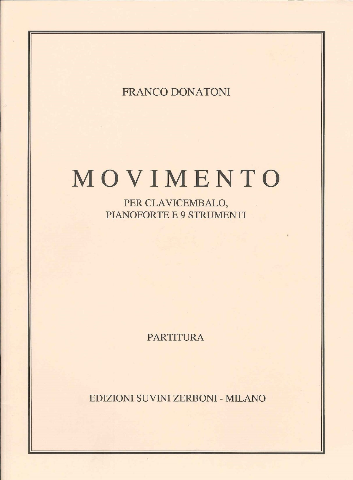 Donatoni, Movimento (Suvini Zerboni)