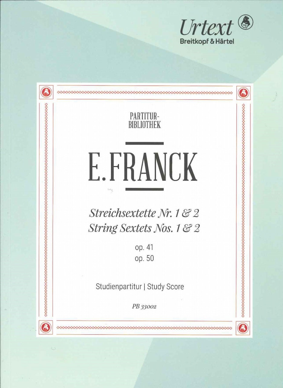 Franck,E., Streichsextette Nr. 1 & 2 (Breitkopf)