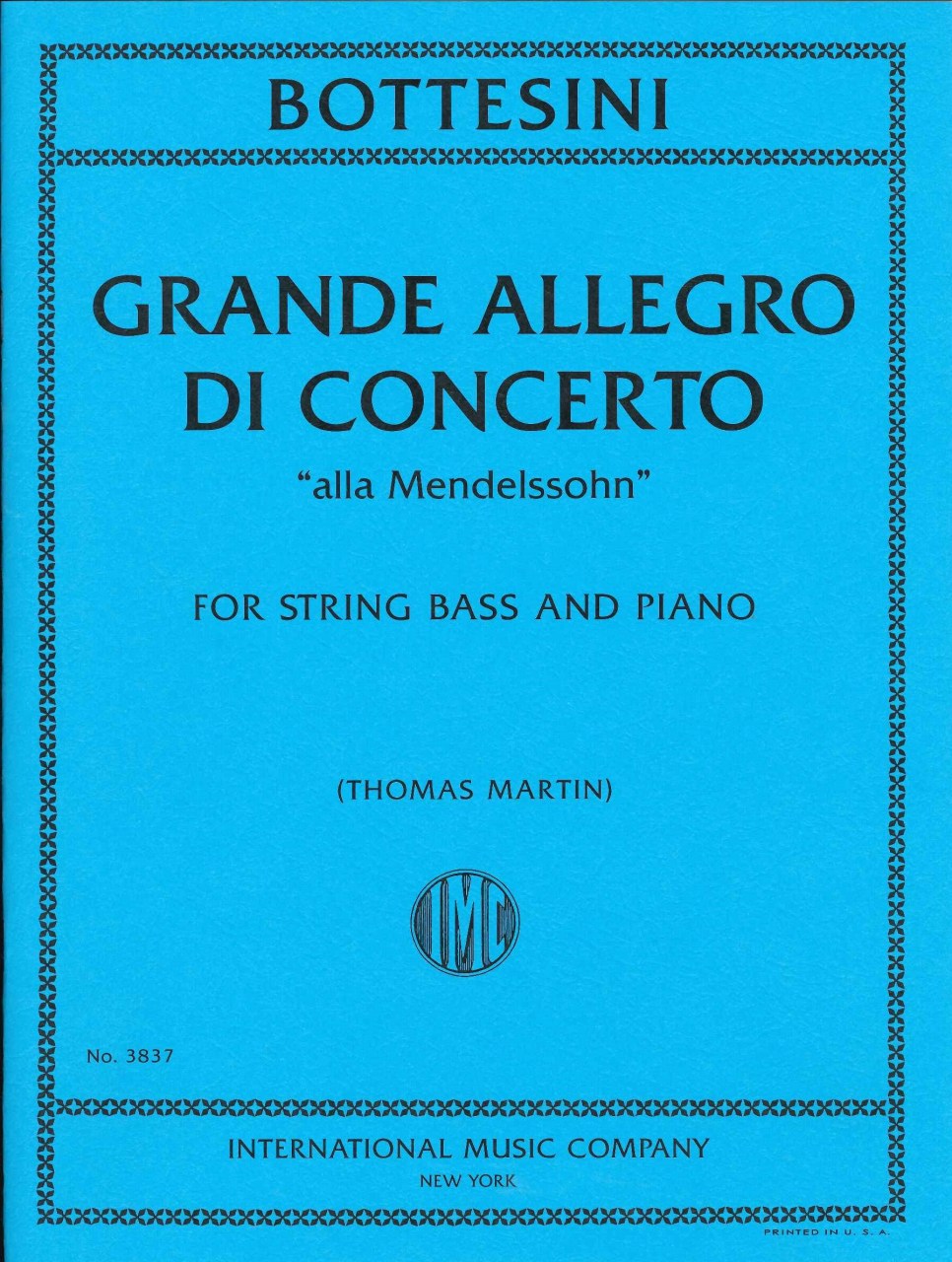 Bottesini, Grande Allegro di Concerto (IMC)