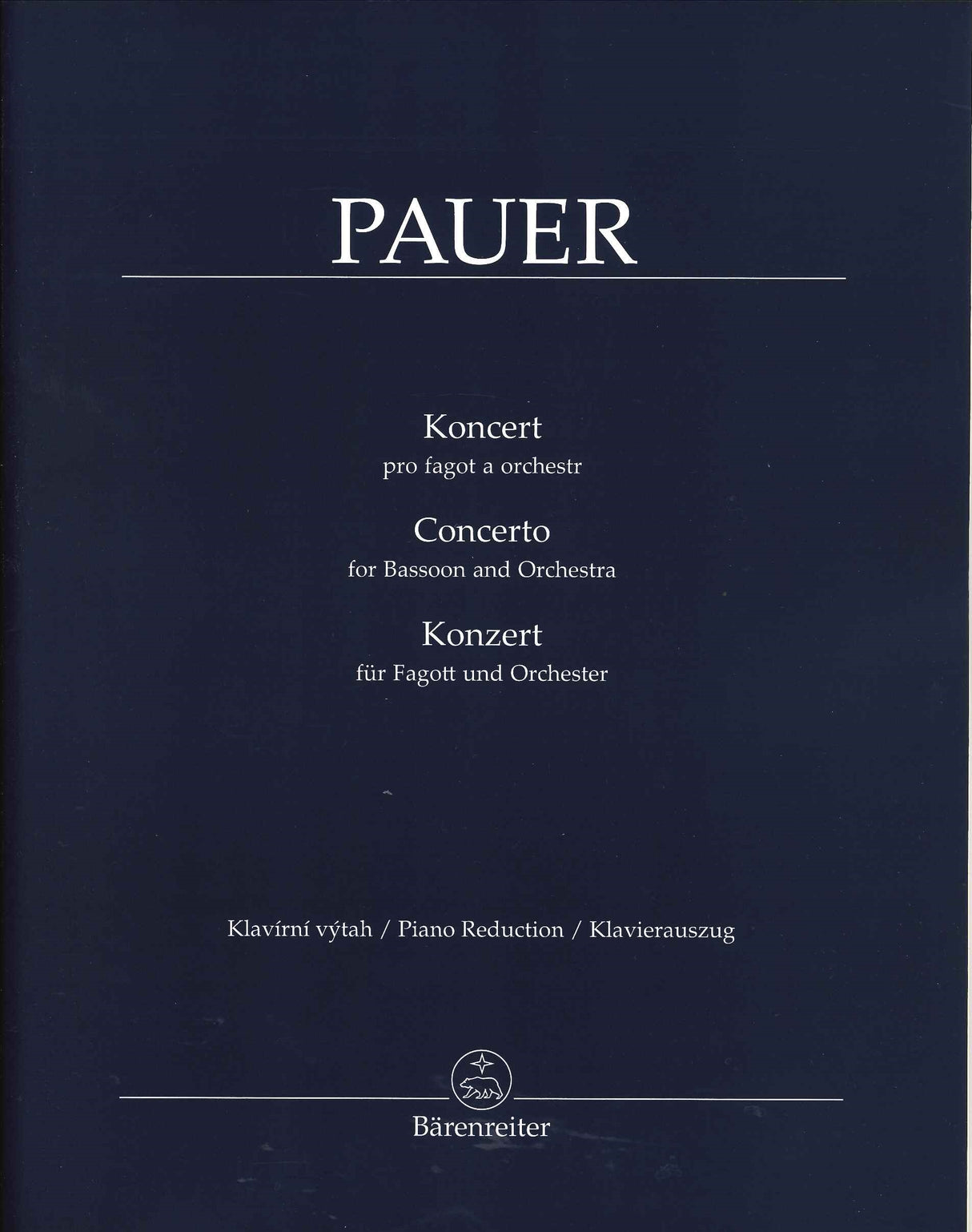 Pauer, Concerto (Barenreiter)