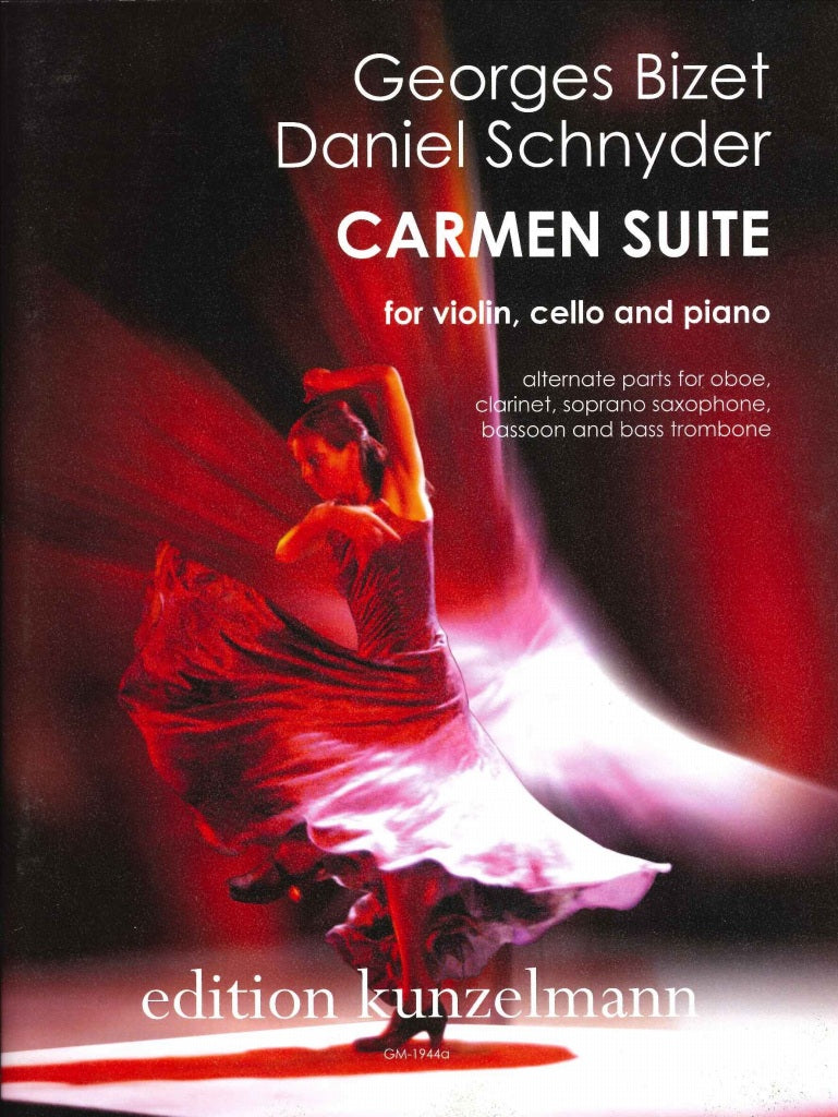 Bizet, Carmen Suite (Vn,Vc,Pf)(Schnyder) (Kunzelmann)