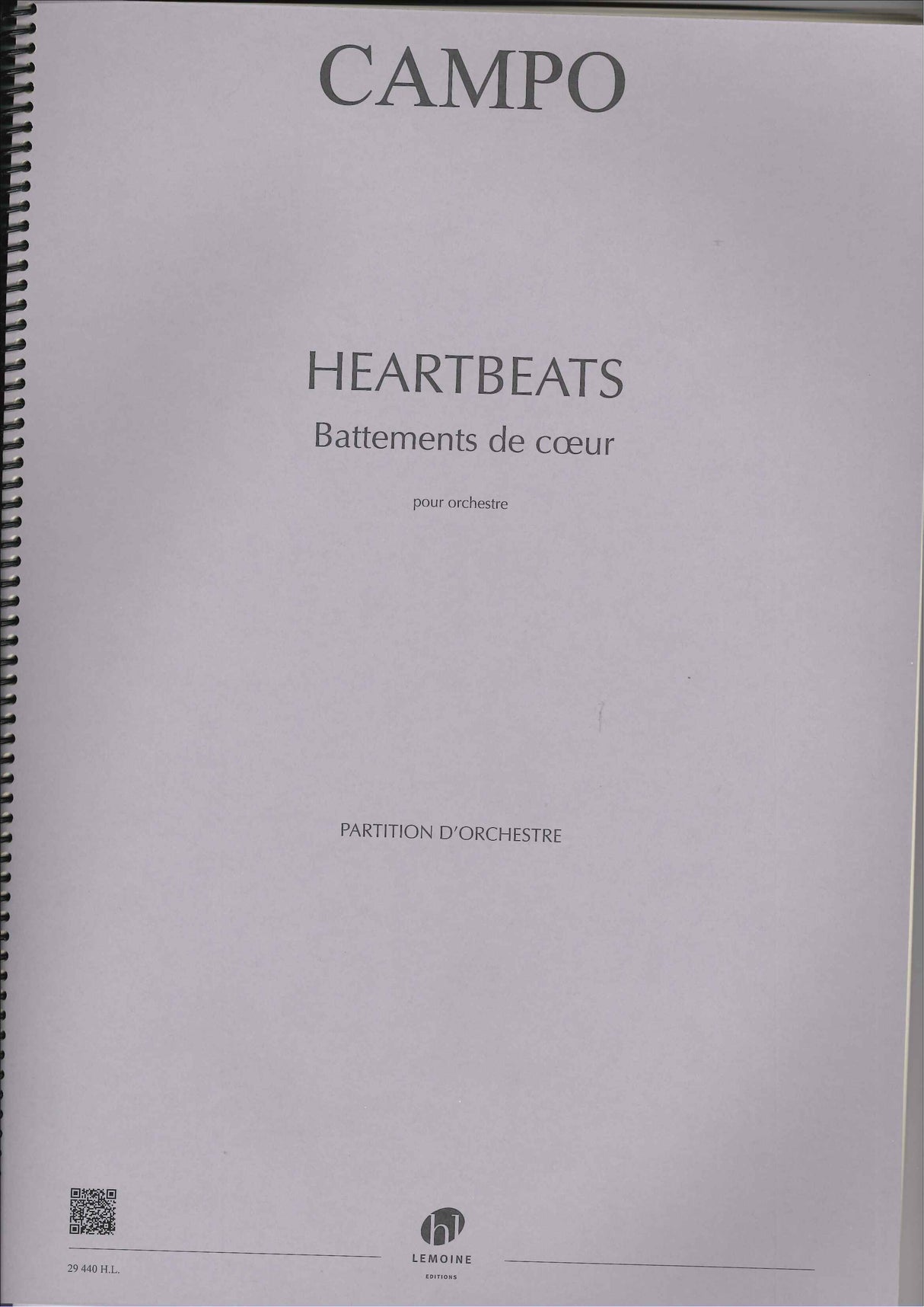 Campo, Heartbeats (2018) (Lemoine)
