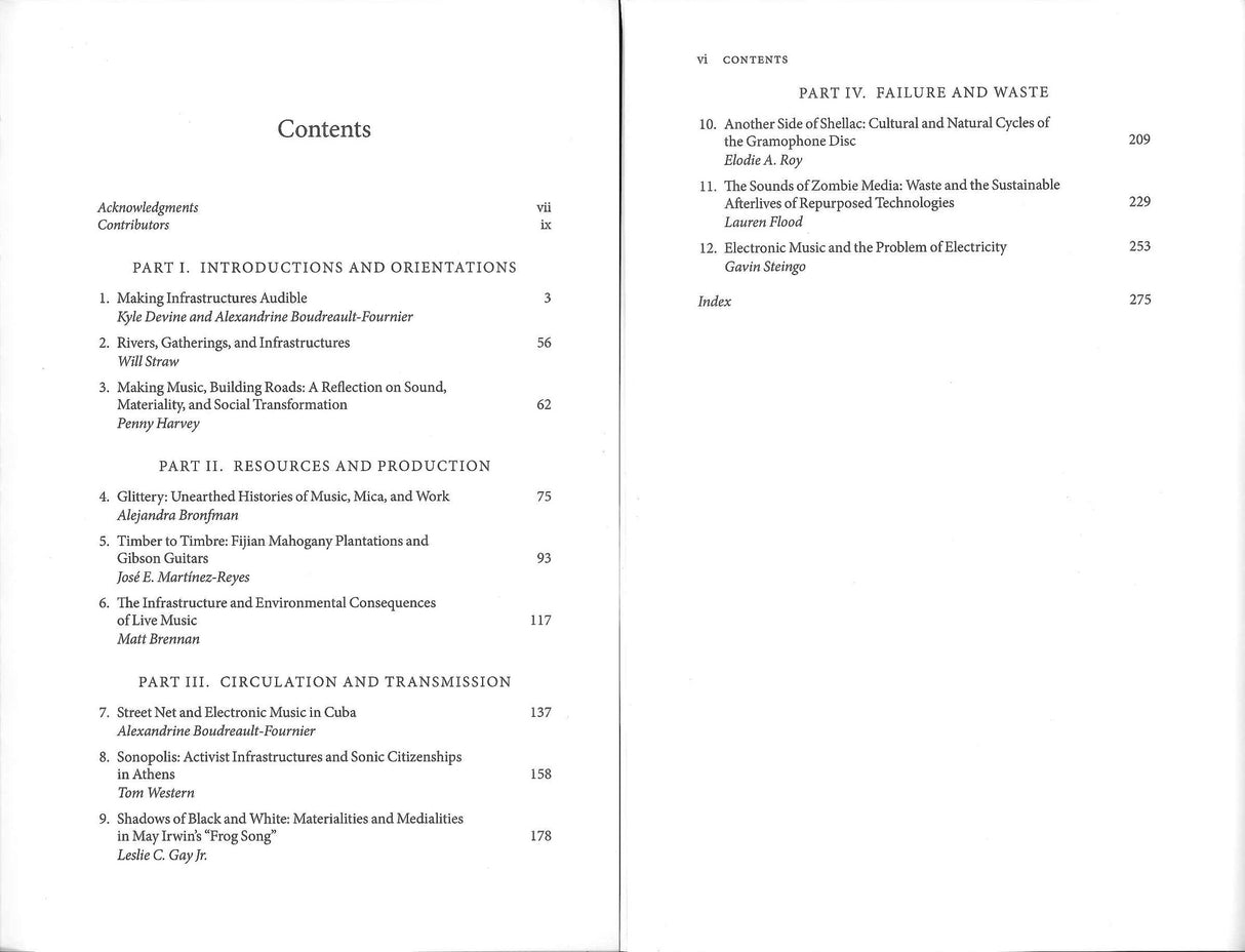 Devine, Audible Infrastructures (paper) (Oxford University Press)