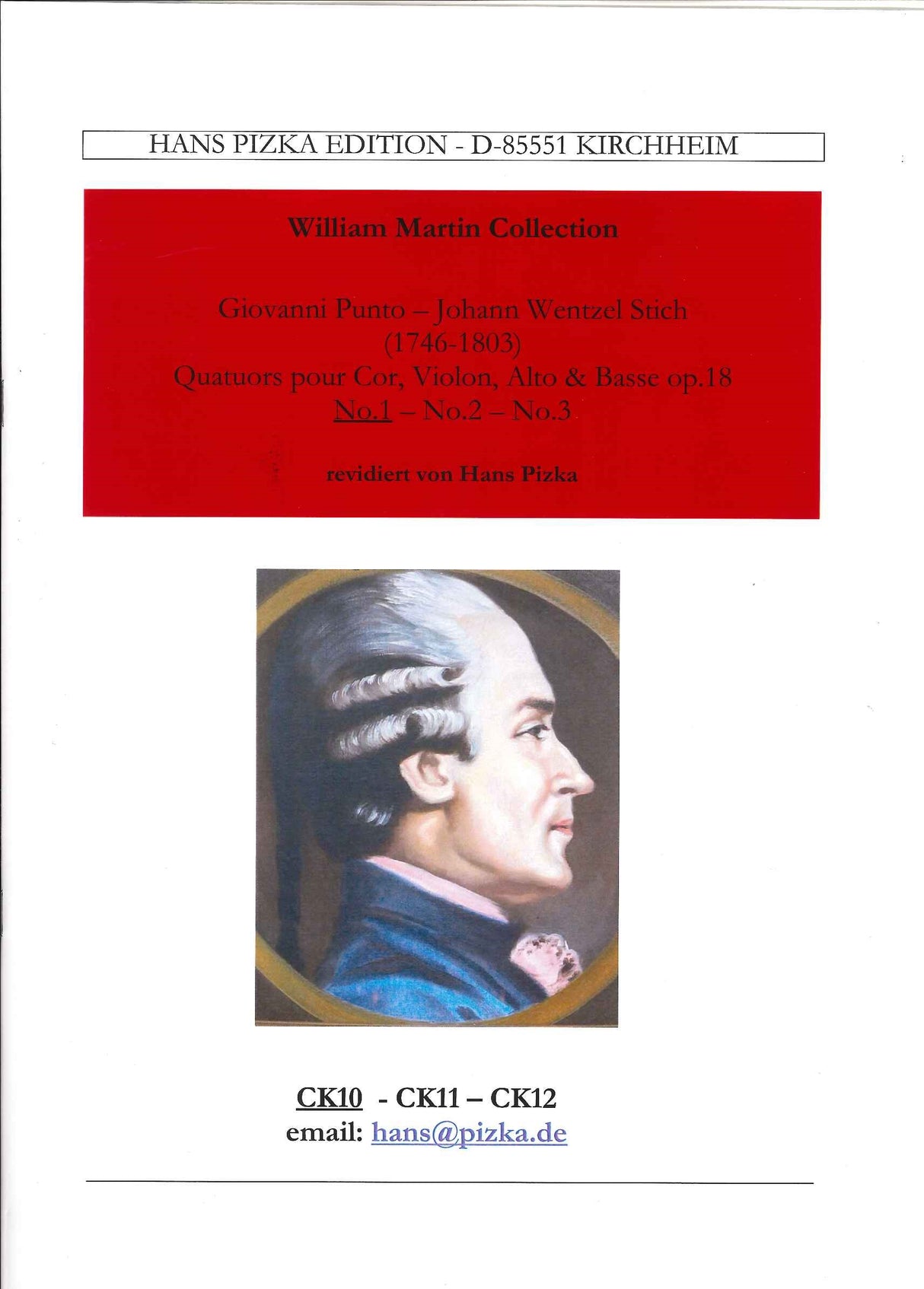 Punto, Quartet op. 18/1 (Pizka)