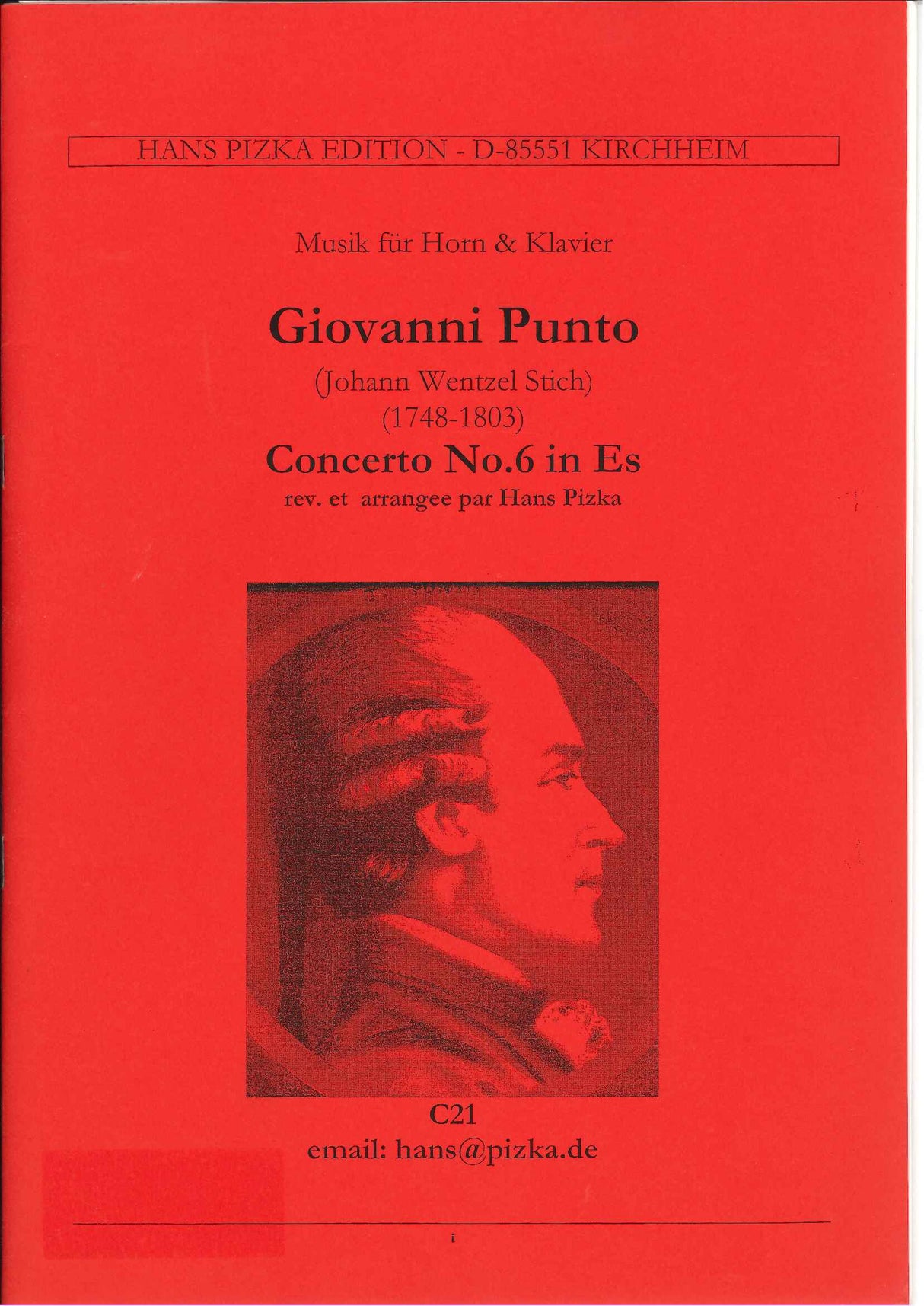Punto, Concerto No. 6 in Eb (Pizka)