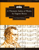 Thematic Index of Works by Eugene Bozza (A-R Editions)