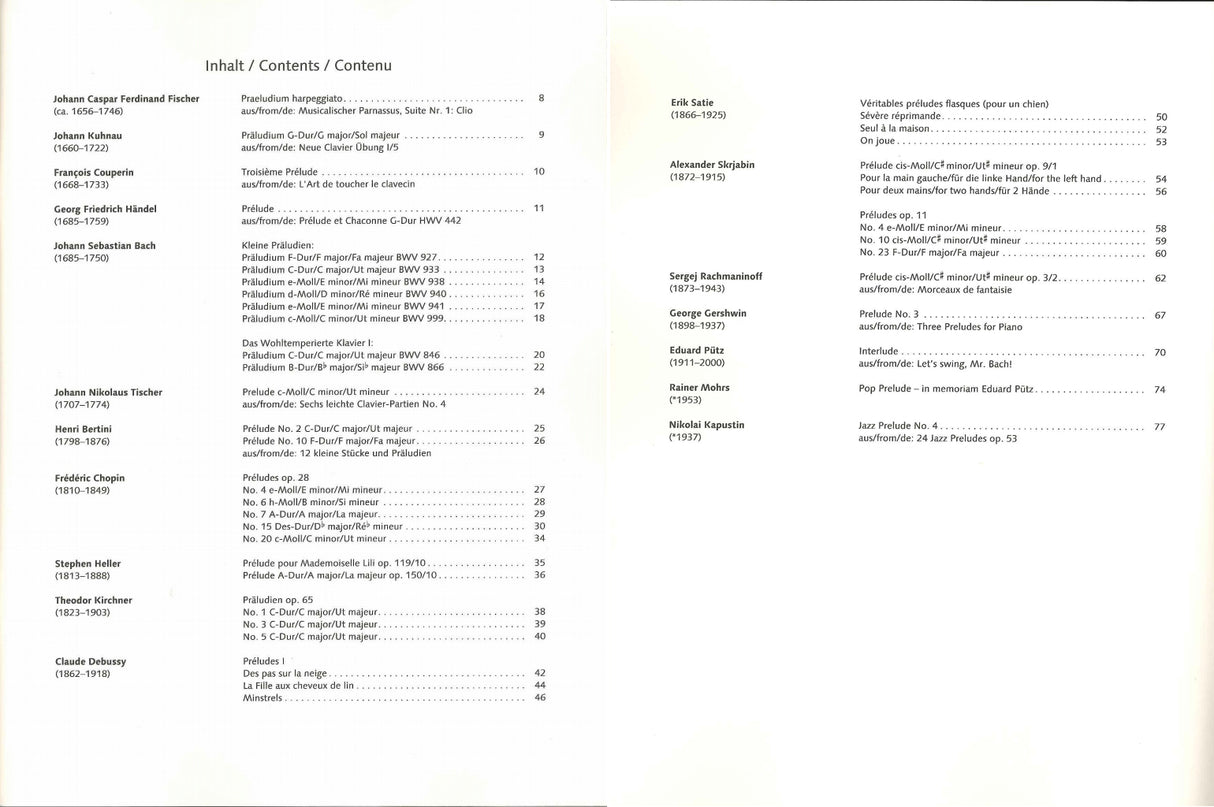 Preludes: 40 Original Pieces from 4 Cent (Schott)