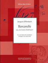 Offenbach, Barcarolle (2Vc,Pf) (Bote & Bock)