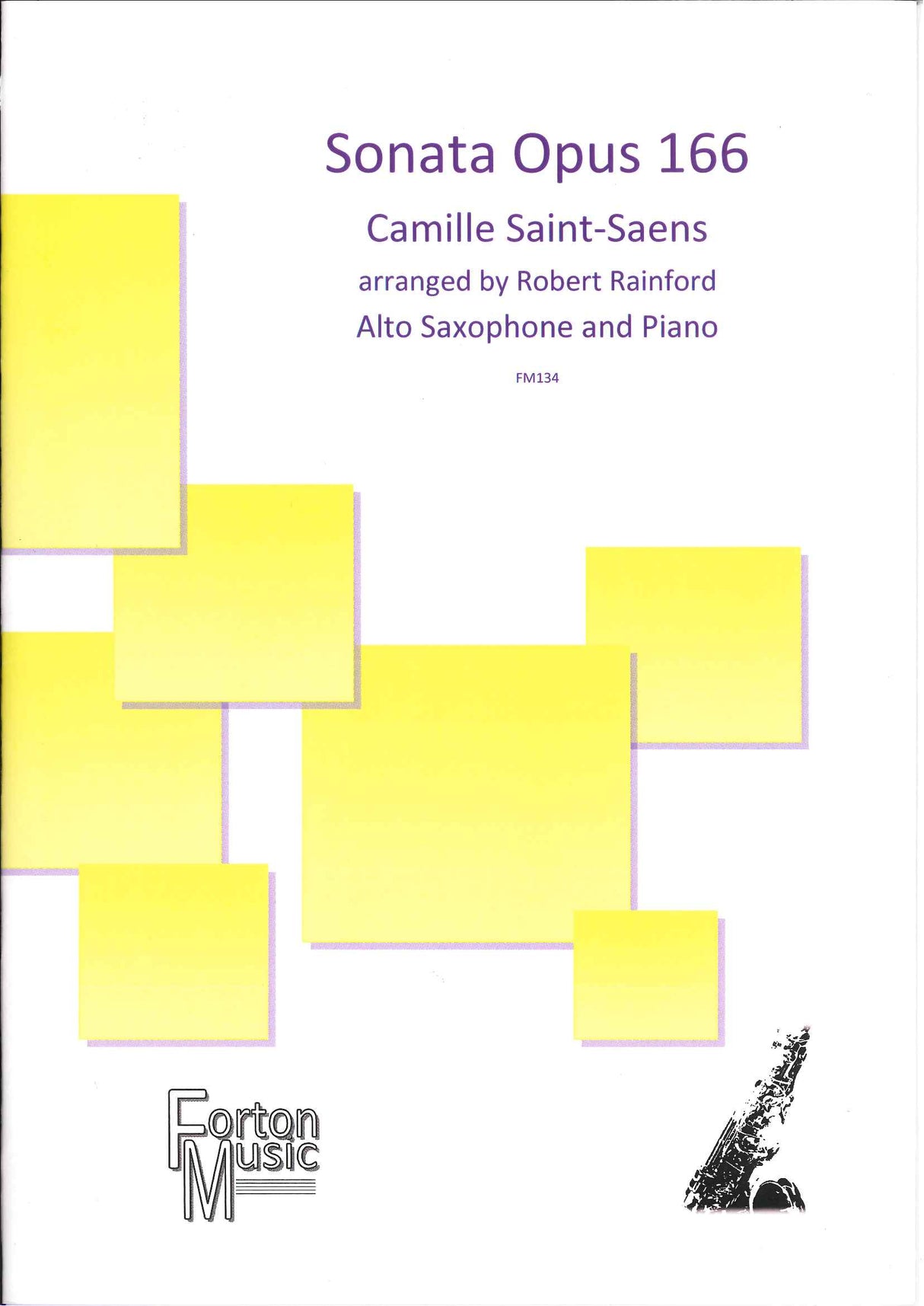 Saint-Saens, Sonata op. 166 (ASax,Pf) (Forton Music)