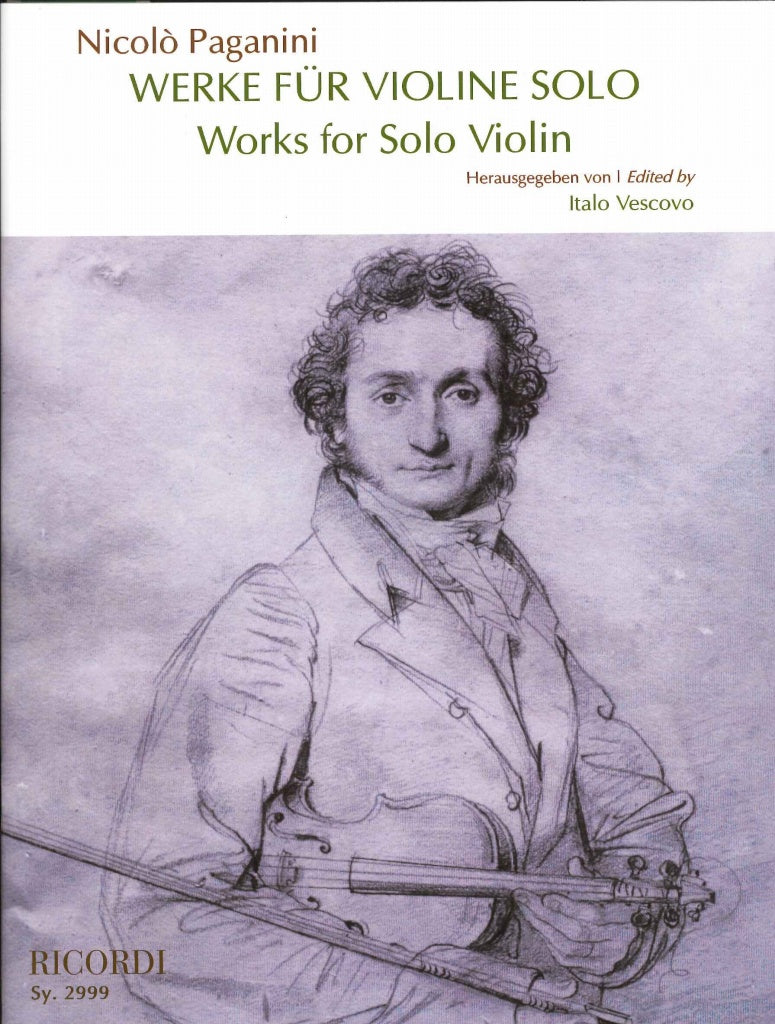 Paganini, Werke fur Violine solo (Ricordi)