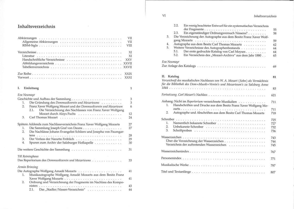 Neumayr, 'Mozart-Nachlass': Musikalien (Carus)