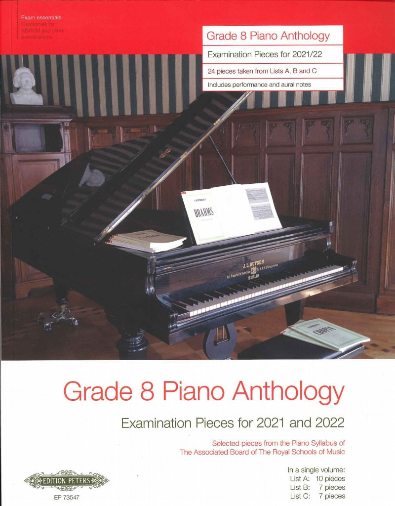 Grade 8 Piano Anthology 2021 & 2022 (Peters)