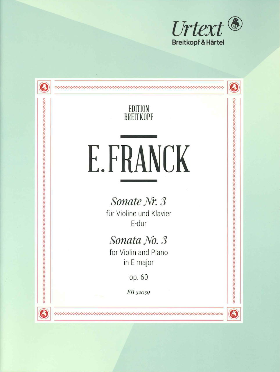Franck,E., Violin Sonata No. 3, op. 60 (Breitkopf)